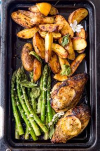  Lemon Chicken and Asparagus