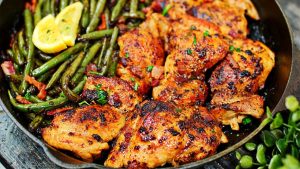  Lemon Chicken and Asparagus