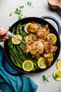  Lemon Chicken and Asparagus